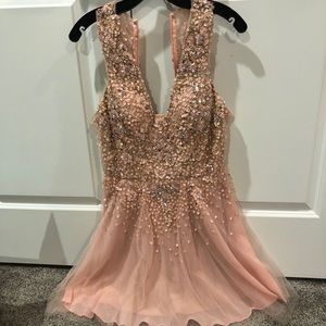 Pink, blush formal dress